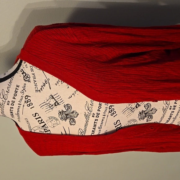 Red Cardigan - Picture 8 of 8